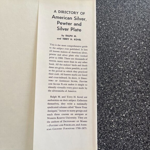 The Book of Old Silver: English, American, Foreign by Wyler, Seymour B., 1937 - Picture 12 of 13